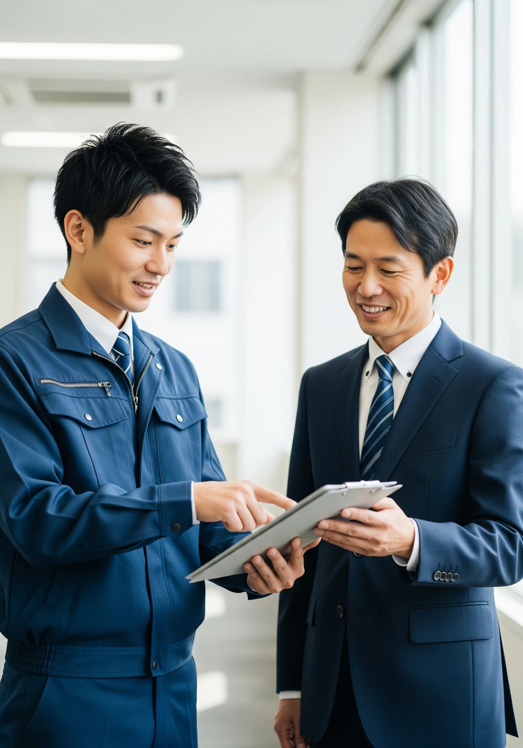 法人のお客様との打ち合わせ風景